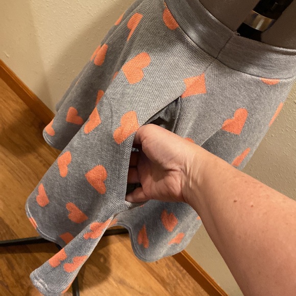 Elhoffer design companion heart knit circle skirt with BIG pockets - Picture 3 of 10